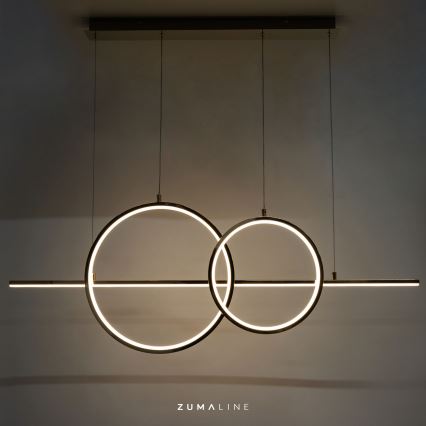 Zuma Line - LED Żyrandol ściemnialny na lince LED/34W/230V złoty