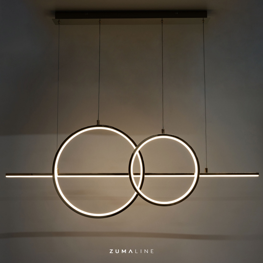 Zuma Line - LED Żyrandol ściemnialny na lince LED/34W/230V złoty