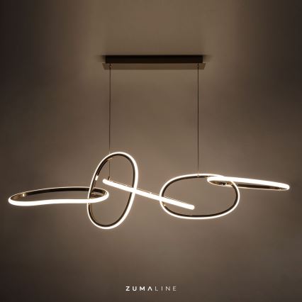 Zuma Line - LED Żyrandol ściemnialny na lince LED/56W/230V złoty