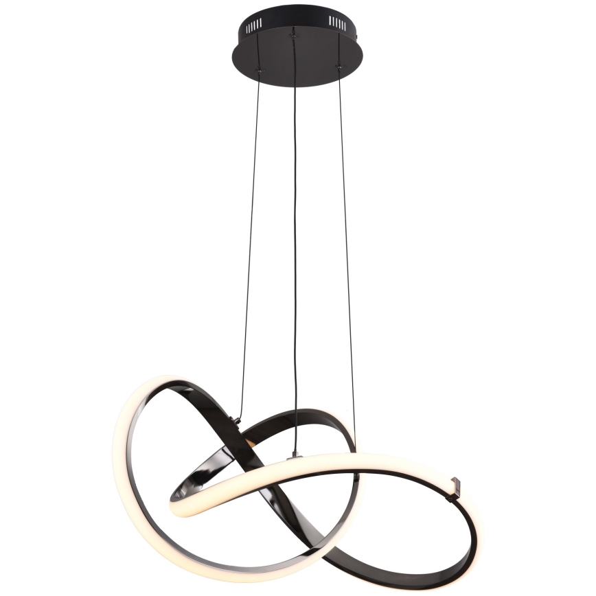 Zuma Line - Regulowany żyrandol LED na linkę LED/44W/230V czarny