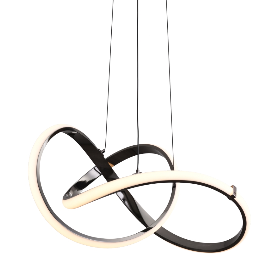 Zuma Line - Regulowany żyrandol LED na linkę LED/44W/230V czarny