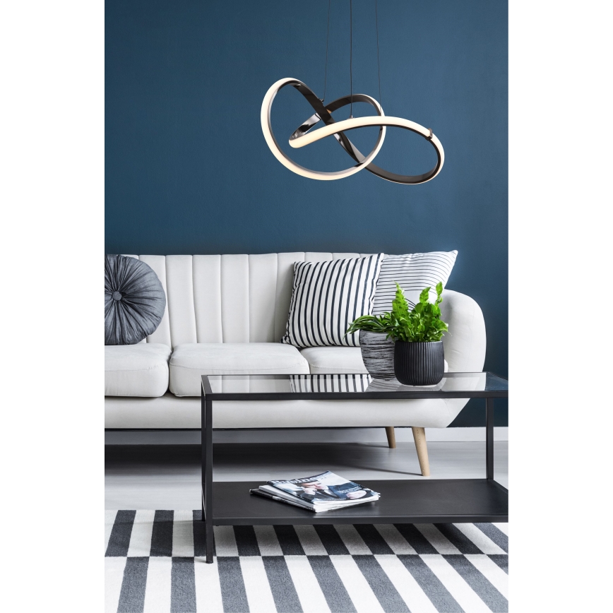 Zuma Line - LED Żyrandol ściemnialny na lince LED/44W/230V czarny