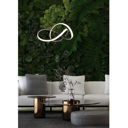 Zuma Line - LED Żyrandol ściemnialny na lince LED/44W/230V czarny/złoty