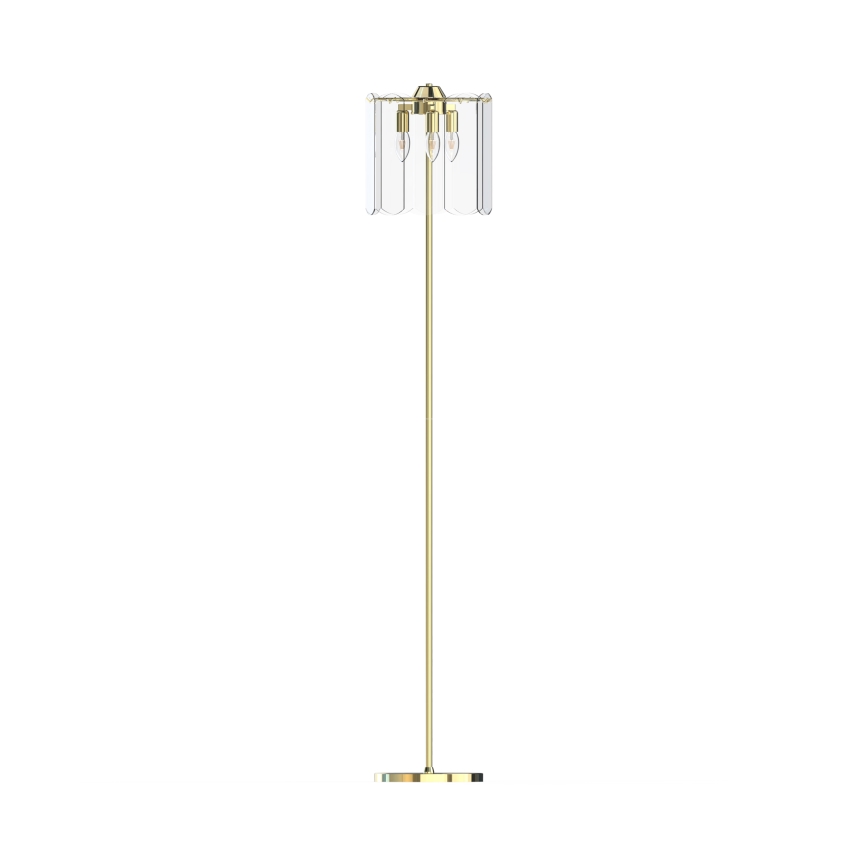 Zuma Line - Lampa podłogowa 3xE14/40W/230V złota