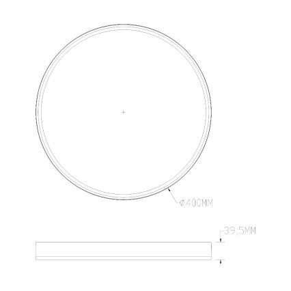 Zuma Line - LED RGBW Plafon łazienkowy ściemnialny LED/32W/230V + LED/8W 3000-6000K IP44 czarny/złoty + zdalne sterowanie