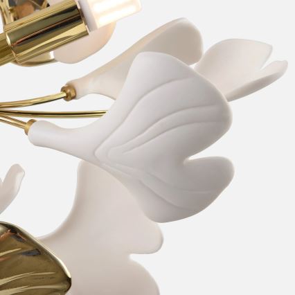 Zuma Line - Przysufitowy żyrandol 6xG9/42W/230V, średnica 70 cm, złoty