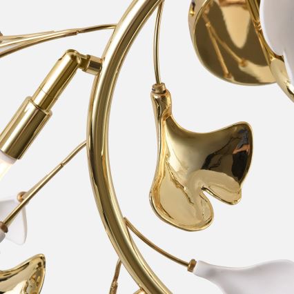 Zuma Line - Przysufitowy żyrandol 6xG9/42W/230V, średnica 70 cm, złoty