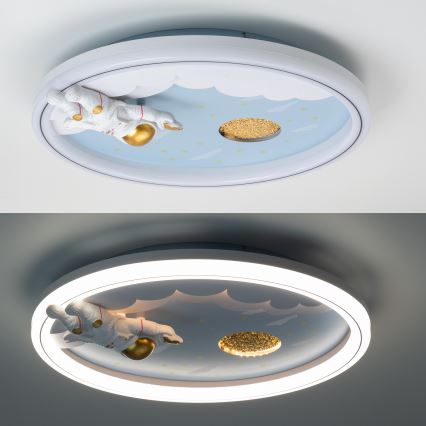 Zuma Line - LED ściemnialny plafon dla dzieci LED/42W/230V 3000/5700K astronauta