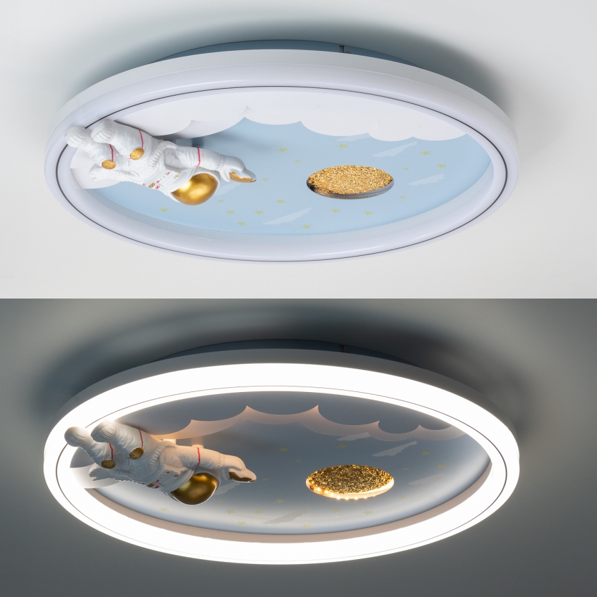 Zuma Line - LED ściemnialny plafon dla dzieci LED/42W/230V 3000/5700K astronauta