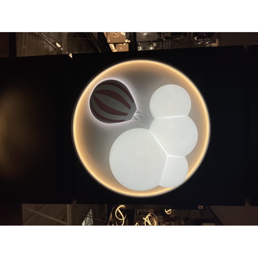 Zuma Line - LED ściemnialny plafon dla dzieci LED/42W/230V 3000/5700K różowy