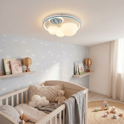 Zuma Line - LED ściemnialny plafon dla dzieci LED/42W/230V 3000/5700K niebieski
