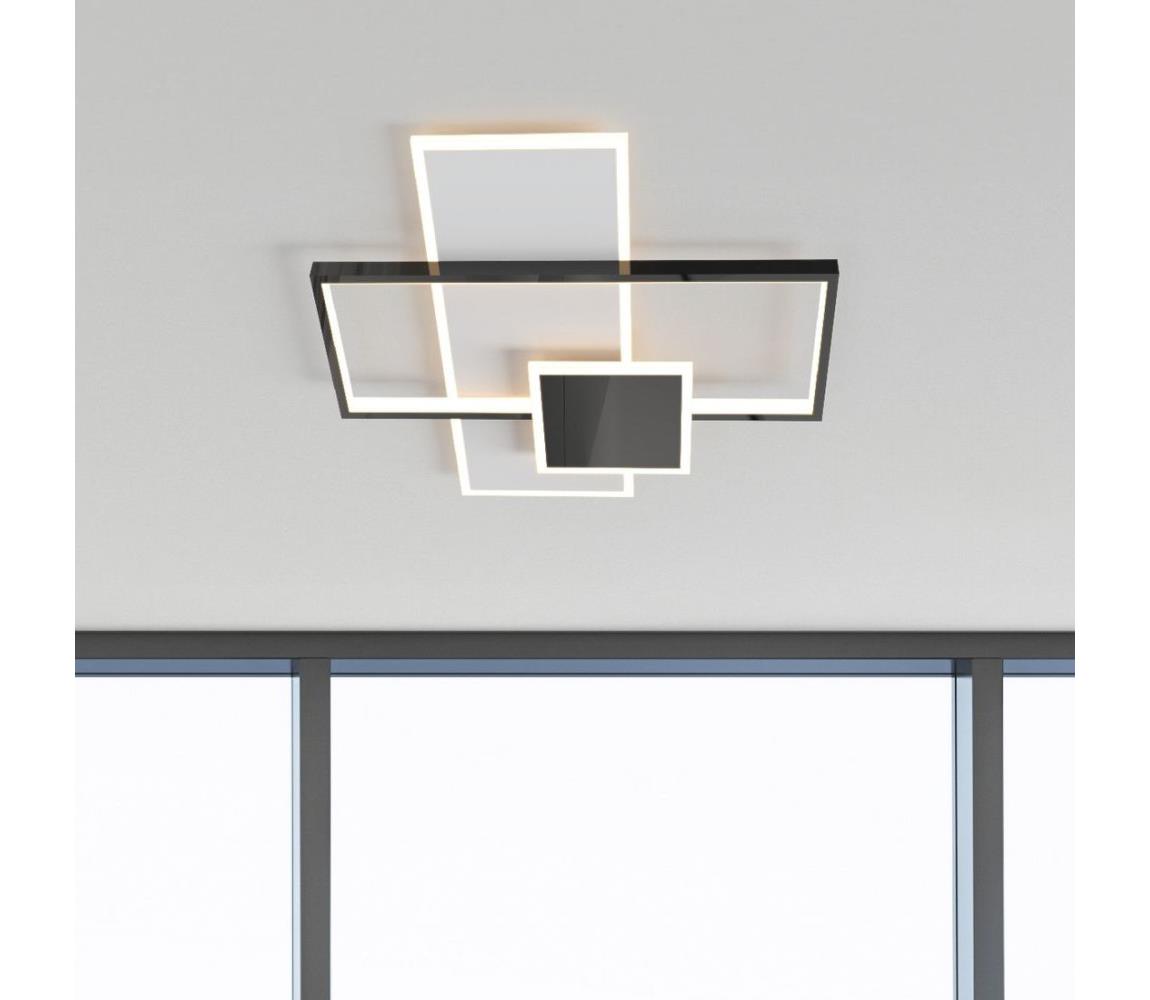 Zuma Line MX4463-3-3WBT - LED Plafon SALO LED/46W/230V czarny
