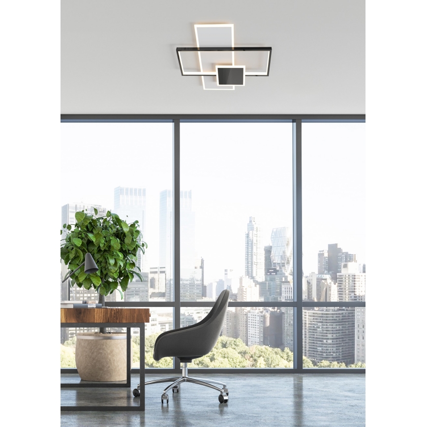 Zuma Line - LED Plafon ściemnialny LED/46W/230V czarny