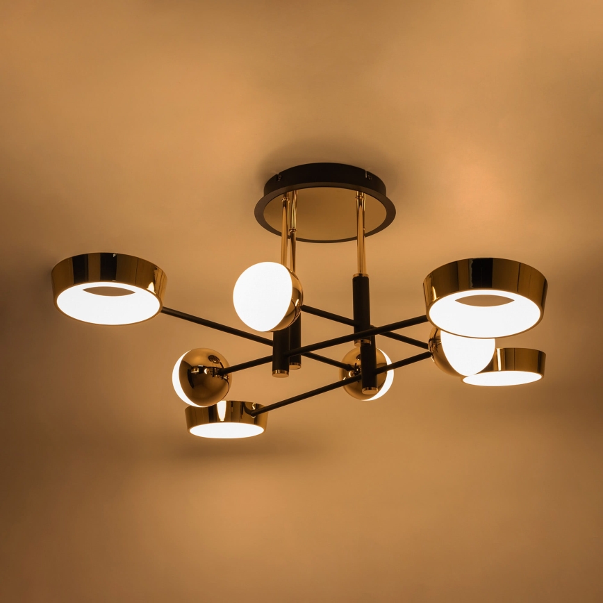 Zuma Line - LED ściemnialny przysufitowy żyrandol LED/60W/230V złoty/czarny