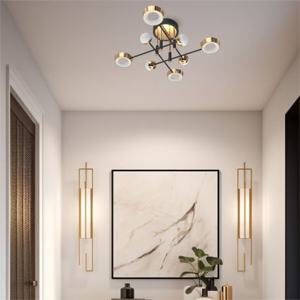 Zuma Line - LED ściemnialny przysufitowy żyrandol LED/60W/230V złoty/czarny