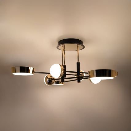 Zuma Line - LED ściemnialny przysufitowy żyrandol LED/60W/230V złoty/czarny