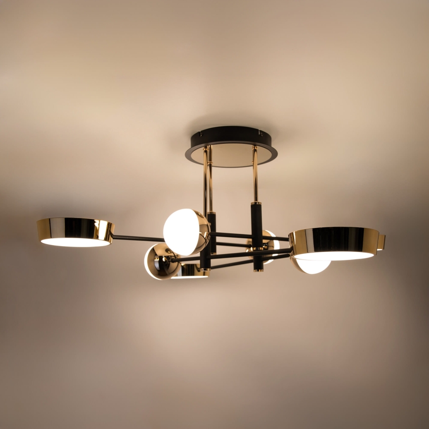 Zuma Line - LED ściemnialny przysufitowy żyrandol LED/60W/230V złoty/czarny