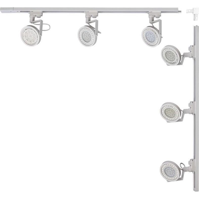 Zuma Line - Oprawa punktowa do systemu szynowego 6x GU10/15W/230V biała