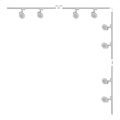 Zuma Line - Oprawa punktowa do systemu szynowego 8xGU10/15W/230V biała