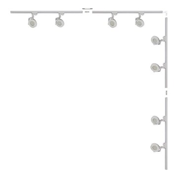 Zuma Line - Oprawa punktowa do systemu szynowego 8xGU10/15W/230V biała