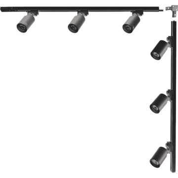 Zuma Line - Oprawa punktowa w systemie szynowym 6xGU10/35W/230V czarna