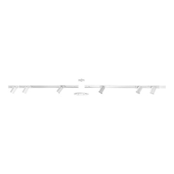Zuma Line - Oświetlenie punktowe do systemu szynowego 6xGU10/10W/230V białe + akcesoria do szyn