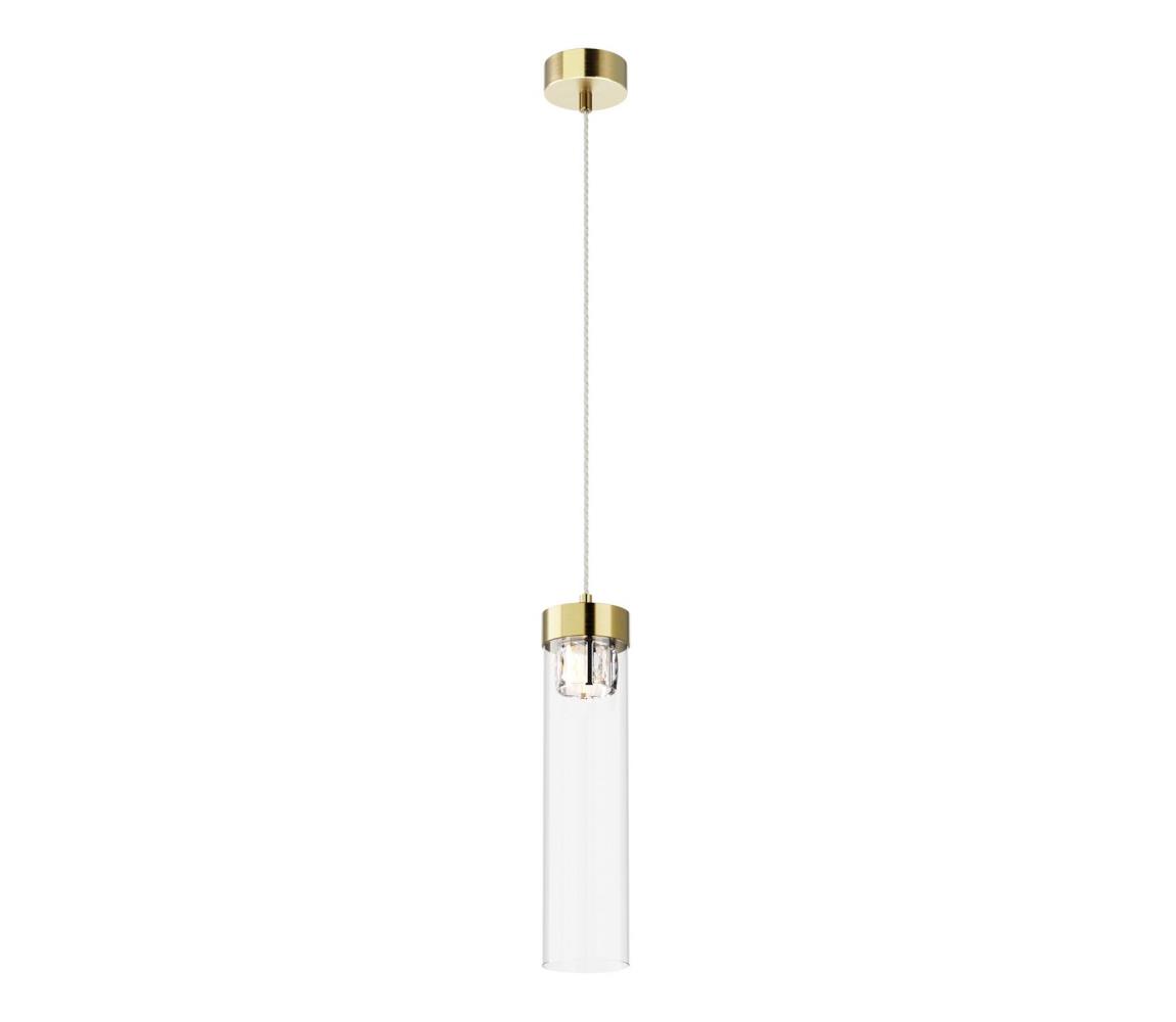 Zuma Line P0389-01D-0FD2 - Żyrandol na lince GEM 1xG9/28W/230V mosiądz