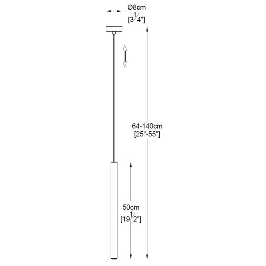 Zuma Line - LED Żyrandol na lince LED/5W/230V