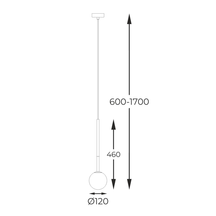 Zuma Line - Żyrandol na lince 1xG9/4W/230V złoty