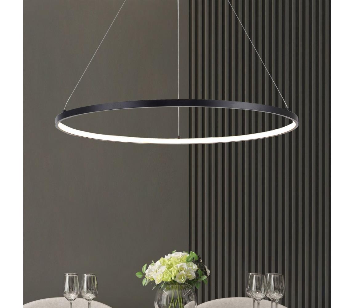 Zuma Line PEN89424-60BK - LED Żyrandol na lince HORIK LED/32W/230V 3000/4000/6000K