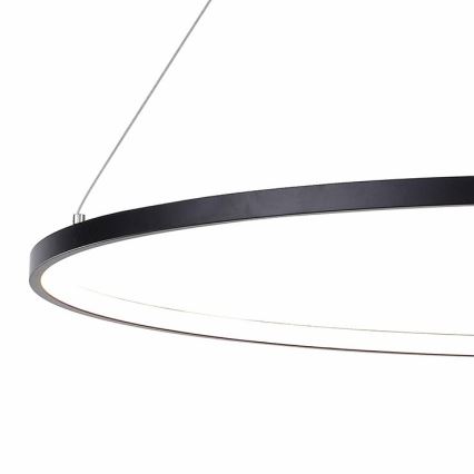Zuma Line - Lampa wisząca LED na linkach LED/40W/230V 3000/4000/6000K śr. 90 cm czarna
