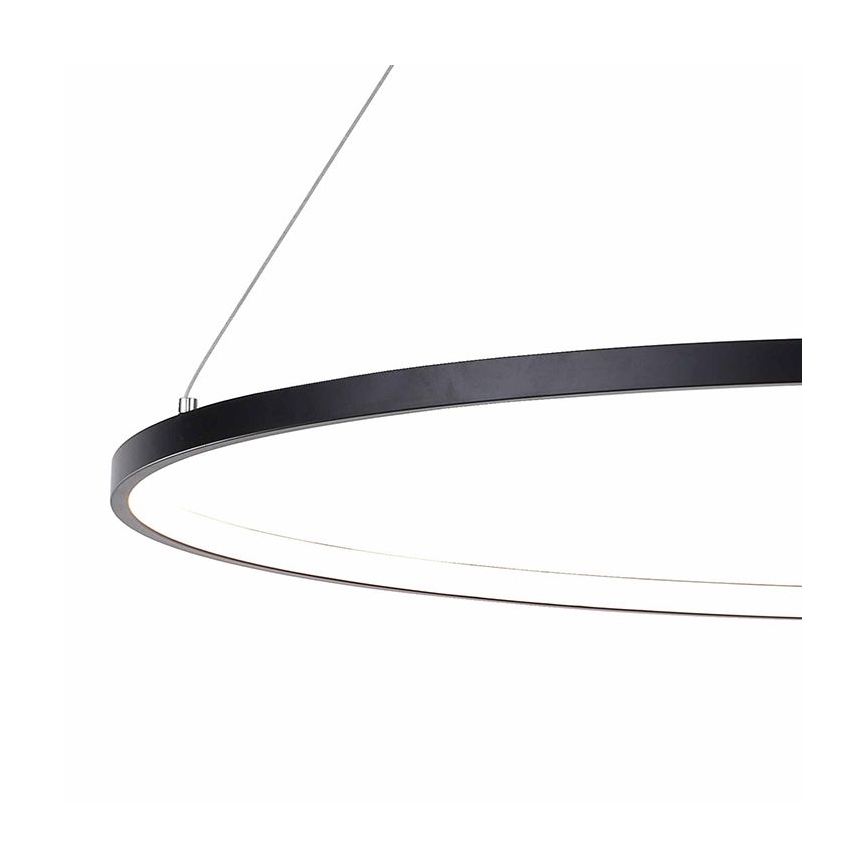 Zuma Line - Lampa wisząca LED na linkach LED/40W/230V 3000/4000/6000K śr. 90 cm czarna