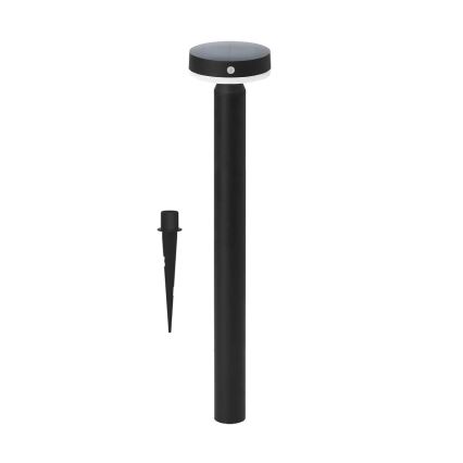 Zuma Line - LED Lampa solarna z czujnikiem ruchu i zmierzchu LED/4,5W/2000 mAh IP44 czarny