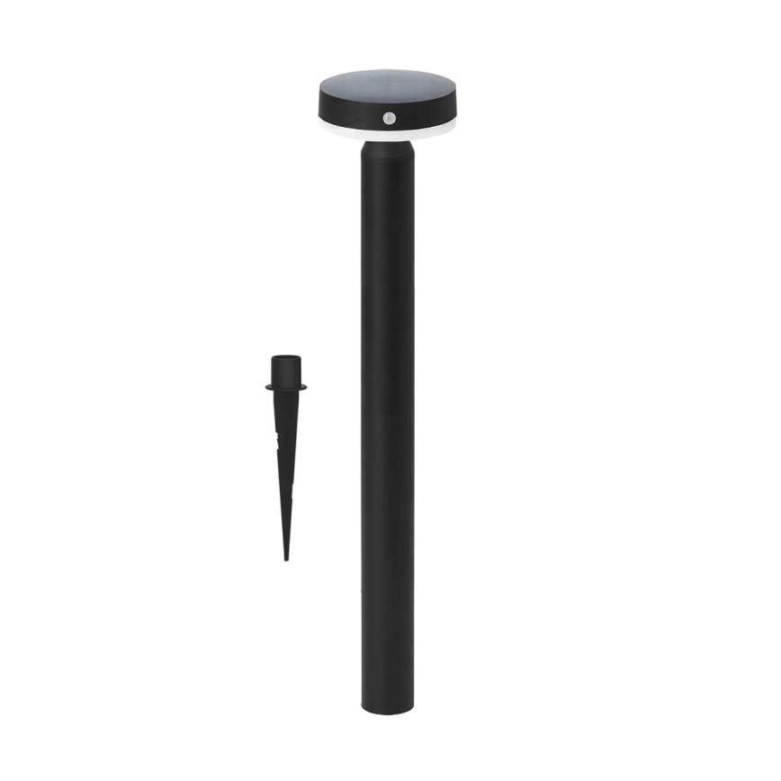 Zuma Line - LED Lampa solarna z czujnikiem ruchu i zmierzchu LED/4,5W/2000 mAh IP44 czarny