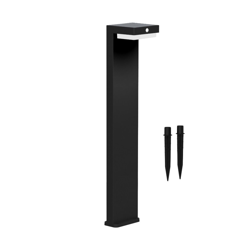 Zuma Line - LED Lampa solarna z czujnikiem ruchu i zmierzchu LED/4,5W/2000 mAh IP44 czarny