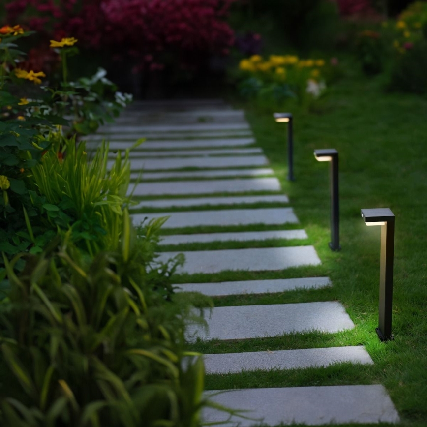 Zuma Line - LED Lampa solarna z czujnikiem ruchu i zmierzchu LED/4,5W/2000 mAh IP44 czarny
