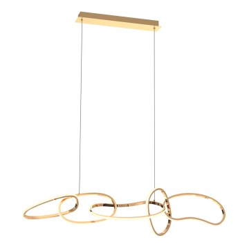 Zuma Line - Regulowany żyrandol LED na linkach LED/56W/230V złoty
