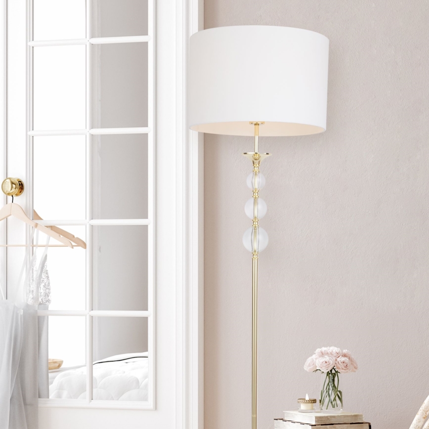 Zuma Line - Lampa podłogowa 1xE27/60W/230V biały