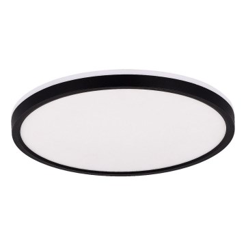 Zuma Line - Ściemnialna lampa sufitowa RGBW LED/32W/230V + LED/8W 3000-6000K czarny + zdalne sterowanie