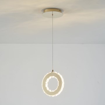 Zuma Line - ściemnialna lampa wisząca LED na linkach LED/10W/230V złota