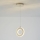 Zuma Line - ściemnialna lampa wisząca LED na linkach LED/10W/230V złota