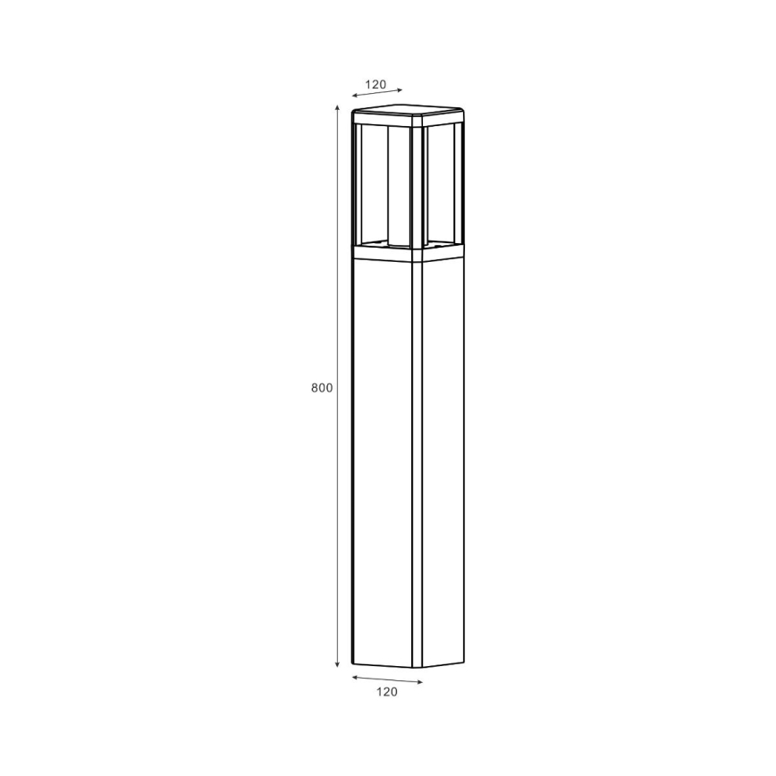 Zuma Line - LED Lampa zewnętrzna LED/12W/230V IP65 czarny