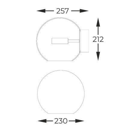 Zuma Line - LED Kinkiet LED/5W/230V chrom błyszczący