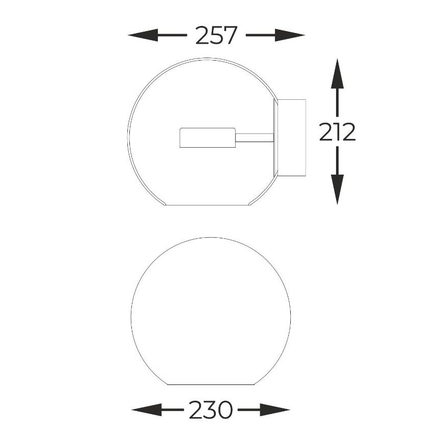 Zuma Line - LED Kinkiet LED/5W/230V złoty