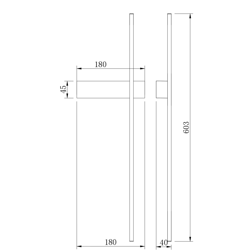 Zuma Line - Kinkiet LED/8W/230V 3000/4000/6000K 60 cm złoty