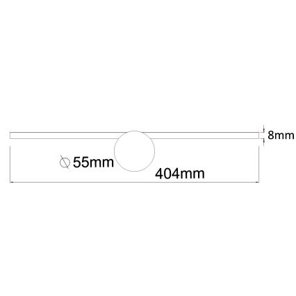 Zuma Line - LED Łazienkowe oświetlenie lustra LED/6W/230V 40 cm IP44 chrom błyszczący