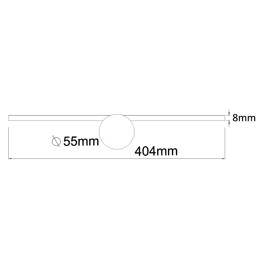 Zuma Line - LED Łazienkowe oświetlenie lustra LED/6W/230V 40 cm IP44 chrom błyszczący