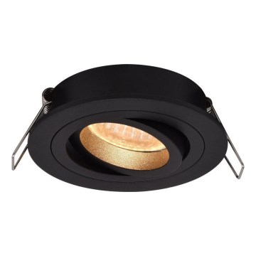 Zuma Line - Wpuszczana oprawa sufitowa 1xGU10/50W/230V, czarna