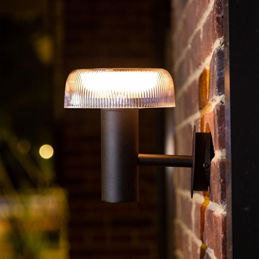 Zuma Line - LED Kinkiet solarny LED/2,5W/2000 mAh IP44 czarny