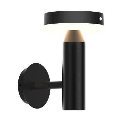 Zuma Line - LED Kinkiet solarny z czujnikiem ruchu i zmierzchu LED/4,5W/2000 mAh IP44 czarny